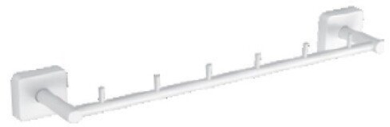 Picture of KAPITAN Towel rack Kapitan 42 06 66 white matt