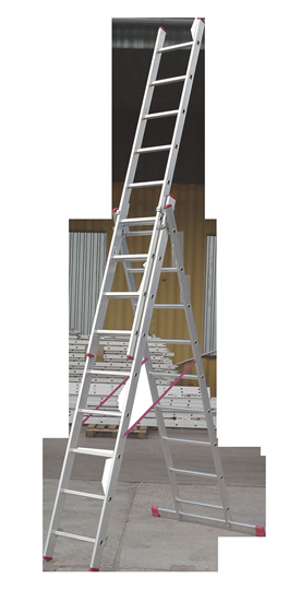 Picture of Kāpnes alumīnija VHR3x 9 pak. garums 5.29m (3x2.42