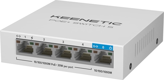 Picture of Keenetic POE+ Switch 5 KN-4610-01-EU PoE+ Switch 4 Port + 1 Uplink