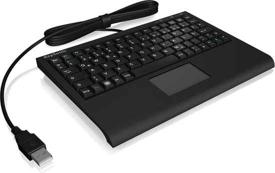 Picture of Keysonic ACK-3410 tastatūra Birojs USB Amerikāņu angļu valoda Melns