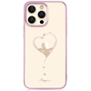 Изображение Kingxbar Silicone case with Swarovski crystals Kingxbar Wish Series for iPhone 14 Pro - pink