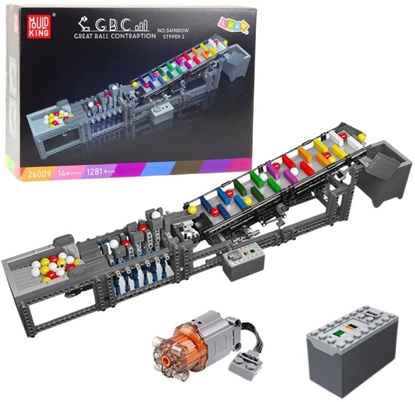 Изображение Klocki Konstrukcyjne Tor Na Kulki Z Silnikiem Elektrycznym 1281 el.