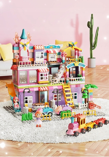 Picture of Klocki konstrukcyjne willa dziewczÄca 400 elementÃ³w