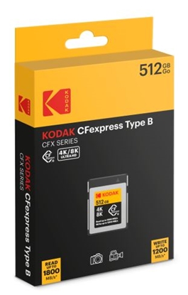 Изображение Kodak CFexpress Type B 512GB EKMCFX512GK
