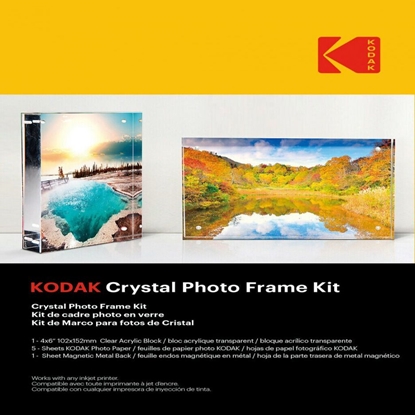 Attēls no KODAK Crystal Photo Frame Kit 5 Sheets