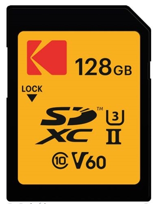 Picture of Kodak SDXC 128GB UHS-II U3 V60 Ultra Pro