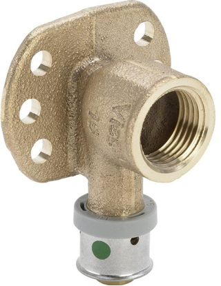 Picture of Kolano z lapami 20 x 3/4 braz / blyszczacycznik do rur