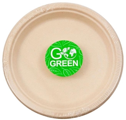 Picture of Kompostejamie cukurniedru skivji Go Green O23cm 10gab./ 0 16kg 1900943