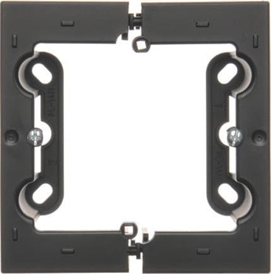 Picture of Kontakt-Simon Simon 54 Premium Puszka natynkowa poj. skadana do ramek Simon 54 PREMIUM g. 40mm (1 szt. DSC/= 2 elementy) czarny mat DSC/49