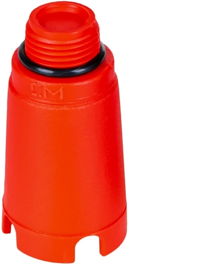 Picture of Korek tynkarski 1/2 x 20 PP-R bez odpowietrznika czerwony