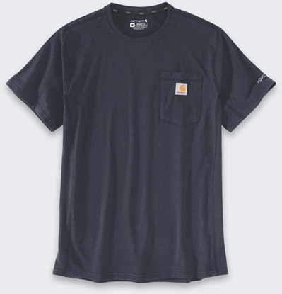 Attēls no Koszulka Carhartt Force Mid Pocket Navy