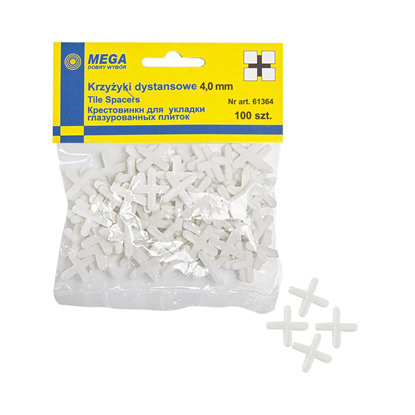 Attēls no Krustiņi flīzēm 4mm 100gb