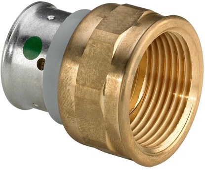 Attēls no Ksztatka przejciowa 25 x 3/4 braz / blyszczacycznik do rur