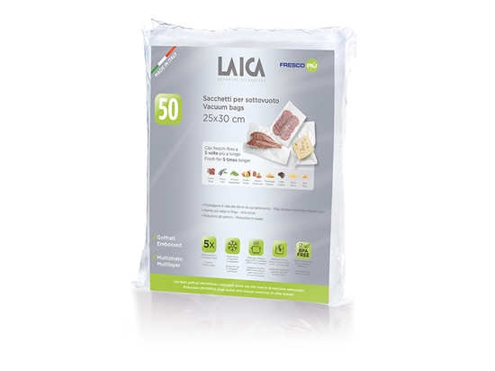 Picture of LAICA VACUUM CONSERVATION BAG 25X30 PACK 50PCS VT35100