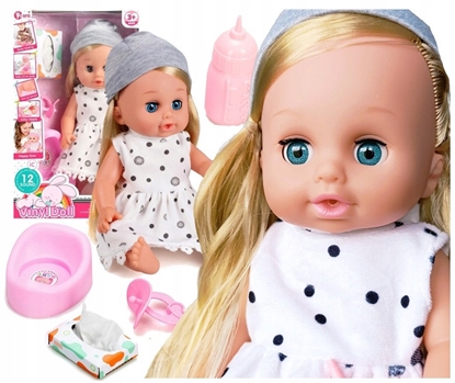 Attēls no Lalka bobas jak ywa interaktywna akcesoria dua mówi ubranko siusiajca