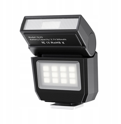 Picture of Lampa Byskowa + Panel Led Ulanzi Sl03 Gn8 Stopka Iso Aparat Kamera Telefon / Sl03 Spark Lite / L200