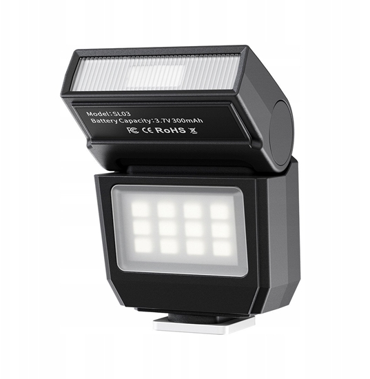 Picture of Lampa Byskowa + Panel Led Ulanzi Sl03 Gn8 Stopka Iso Aparat Kamera Telefon / Sl03 Spark Lite / L200
