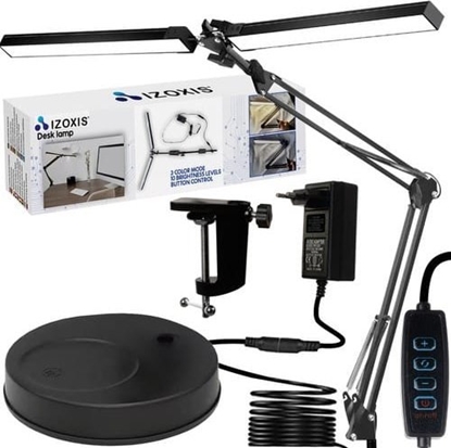 Изображение Lampka biurkowa Izoxis czarna  (5904463314917)