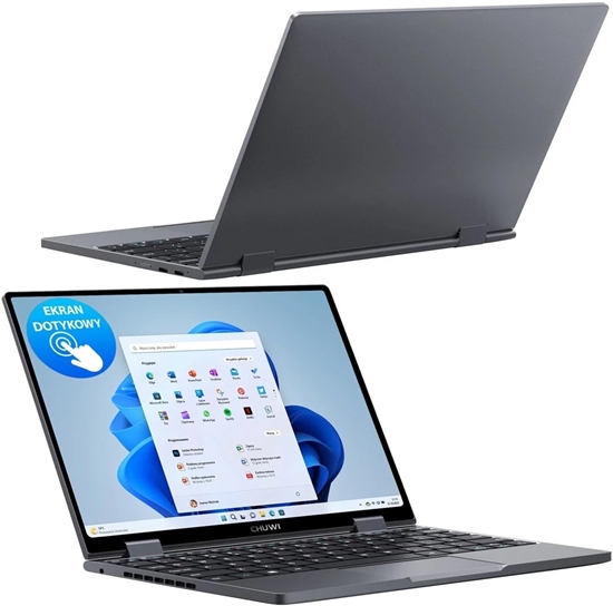 Picture of Laptop Chuwi MiniBook-X-2023-K3-SR Celeron N150/10.51" (1200x1920) TouchScreen IPS/16GB/SSD 512GB/BT/BLKB/x360/Win 11 Silver
