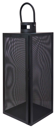 Attēls no Laterna metāla Aura 21x20x53cm, melna