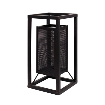 Picture of Laterna metāla Livio 16x16x31cm, melna