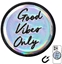 Изображение LAUT MAGMOJI BADGE Good Vibes Only compatible with MagSafe