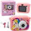 Изображение LeanToys Aparat Cyfrowy Dla Dzieci Jednoroec Róowy 48Mpx HD 1080P