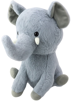 Изображение LeanToys Pluszowa Maskotka Przytulanka Duy So Szary 36cm