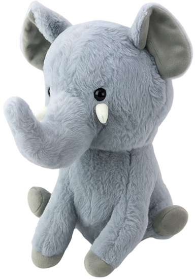 Изображение LeanToys Pluszowa Maskotka Przytulanka Duy So Szary 36cm