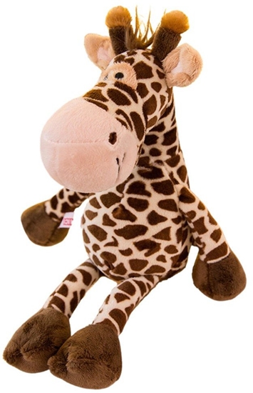 Picture of LeanToys Pluszowa Maskotka Przytulanka yrafa Brzowa 28cm