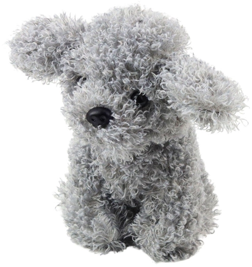 Picture of LeanToys Pluszowa Maskotka Przytulanka Piesek Pudel Miniaturowy Szary 20cm
