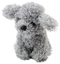 Изображение LeanToys Pluszowa Maskotka Przytulanka Piesek Pudel Miniaturowy Szary 20cm