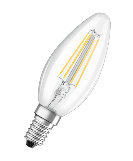 Picture of LED spuldze E14 CLB40 4,5W|827 Bellalux