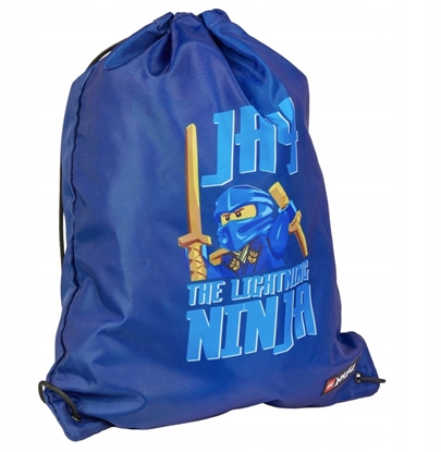 Изображение LEGO Ninjago Drawstring Bag 20286-2512 Niebieskie One size