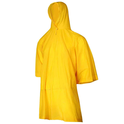 Изображение Lietusmētelis Pončo PVC dzeltens