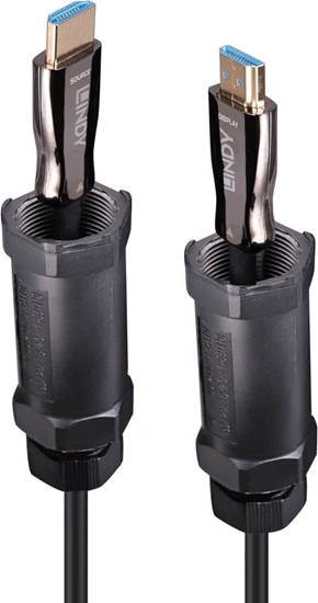 Picture of Lindy 20m Armoured Fibre Optic Hybrid HDMI 8K60 Cable