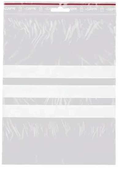 Picture of Lumarko Worek z zamkiem byskawicznym 170x230mm T-75 z/polem do pisania 1000stk/pak (1000 stk.)