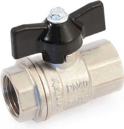 Picture of Lodveida ventilis i-i 1/2" 40 bar ar tauriņrokturi GF 