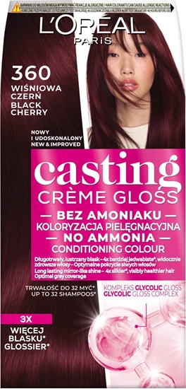 Picture of L'OREAL_Casting Creme Gloss farba do wosów 360 Winiowa Czer