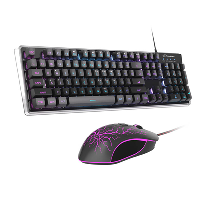 Attēls no MageGee K1 wired keyboard + mouse set (black)