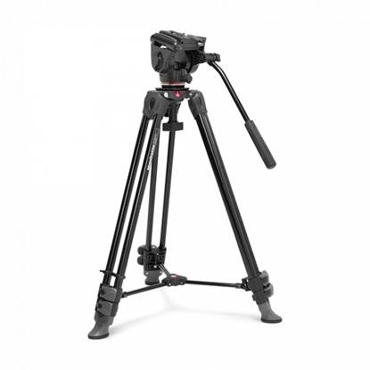 Picture of Statyw Manfrotto tripod set MVK500XAM 500X & Twin Leg Video Alu Kit