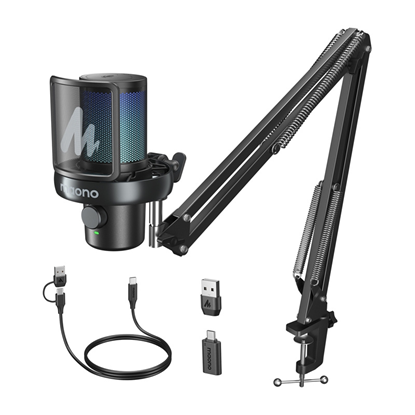 Attēls no Mikrofon Maono DM40S Pro Mikrofon Bezprzewodowy Usb-c Ai Rgb