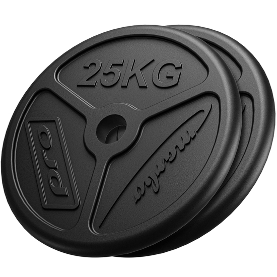 Изображение Marbo Sport Olimpisko svaru disku komplekts no čuguna 50 kg / 2 x 25 kg MW-2x25KG-OLI