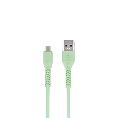 Picture of Maxlife MXUC-04 cable USB - USB-C 1,0 m 3A green