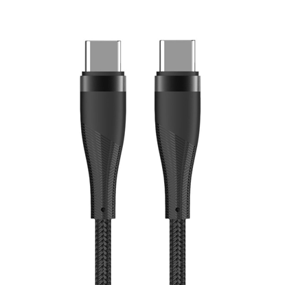 Picture of Maxlife MXUC-08 cable USB-C - USB-C 1,0 m 60W blac
