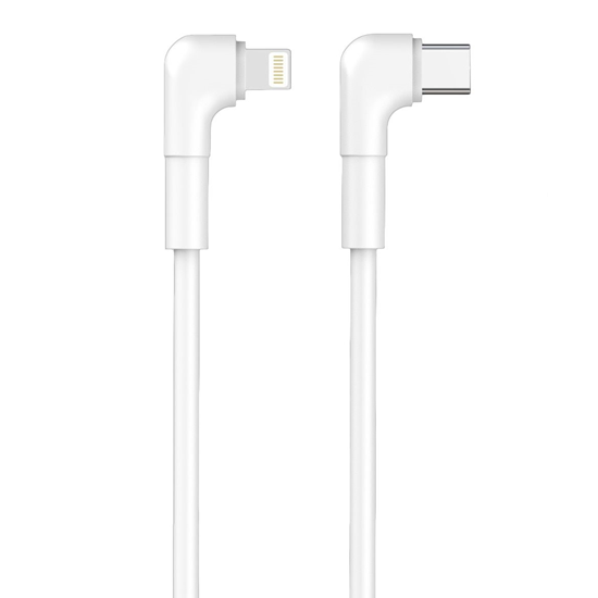 Picture of Maxlife MXUC-09 angle cable USB-C - Lightning 1,0 