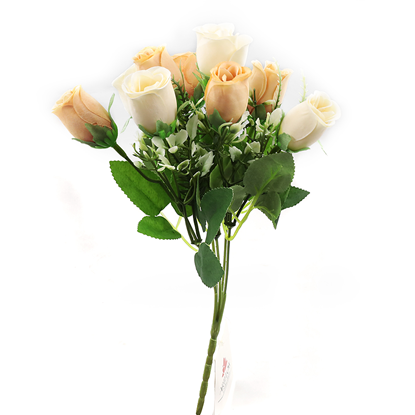 Attēls no Mākslīgo Rožu pušķis 32cm, mix