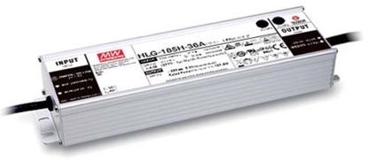 Picture of MEAN WELL HLG-185H-24B, 187.2 W, IP65, 62000 h, -40 - 90 °C, 90 ~ 305 V, 47 - 63 Hz