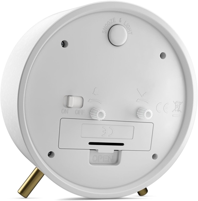 Picture of Mebus 56973 Weiß Quarzwecker