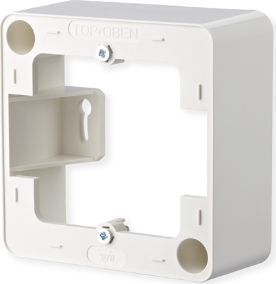 Picture of Metz Connect Aufputzrahmen 85 x 85 mm, 1fach, reinweiß
